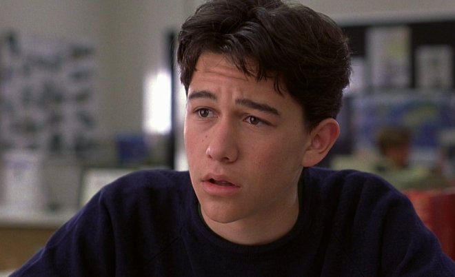 Joseph Gordon-Levitt in the movie 10 Things I Hate About You