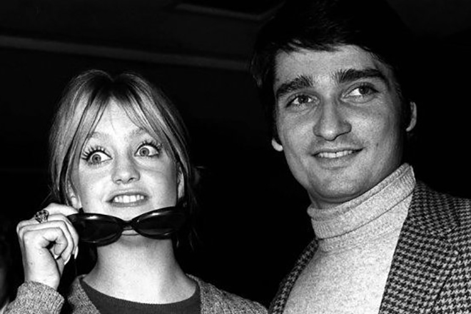 Goldie Hawn with her first husband