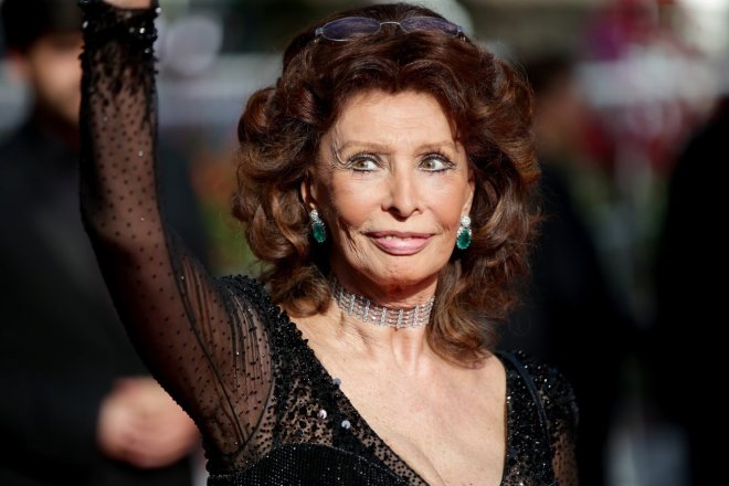The actress Sophia Loren