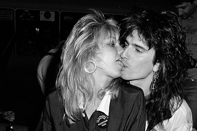 Heather Locklear and Tommy Lee.