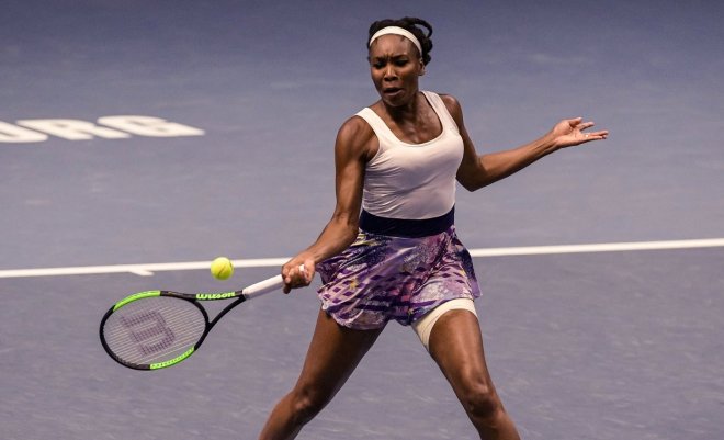 Venus Williams on the court
