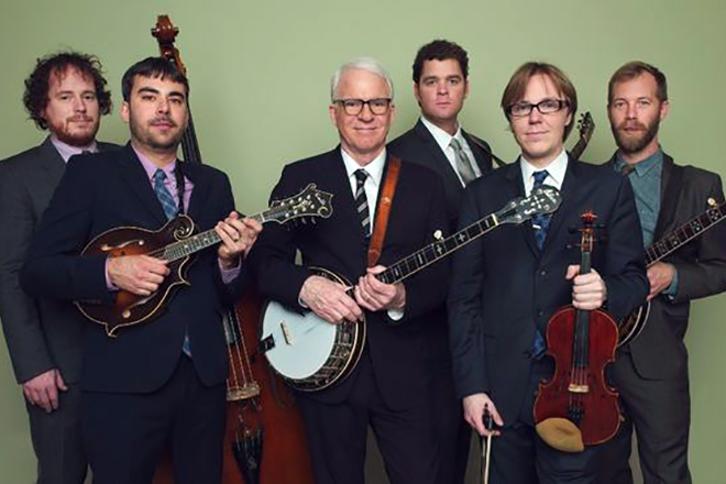 The band Steve Martin and the Steep Canyon Rangers