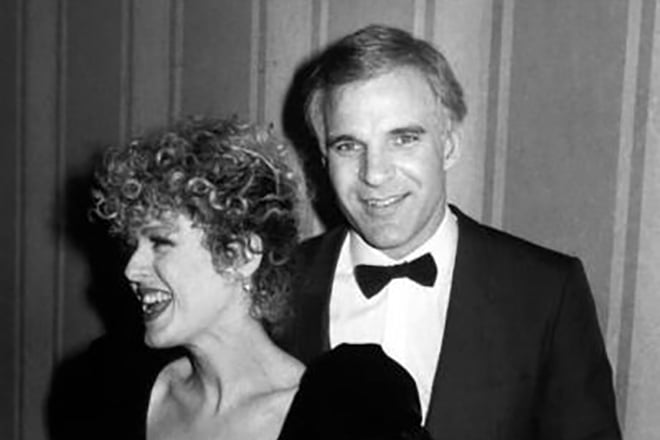 Steve Martin and Bernadette Peters