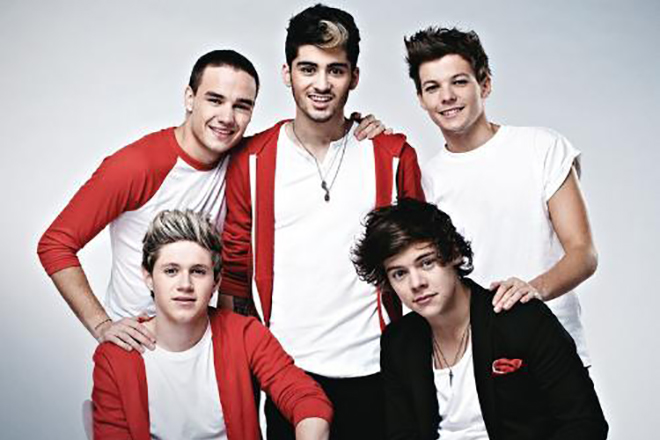 Zayn Malik and the group One Direction