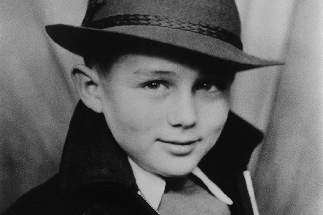 James Dean in his childhood