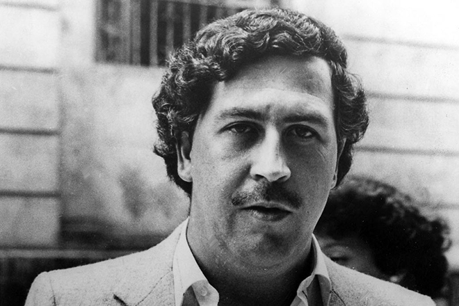The drug baron Pablo Escobar