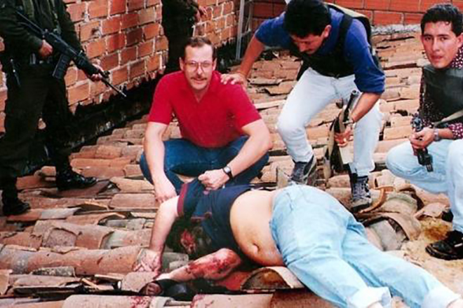 Pablo Escobar’s dead body