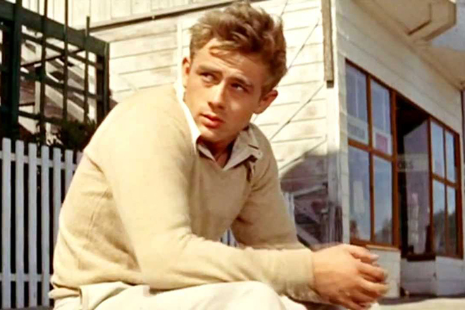 James Dean in the picture East of Eden