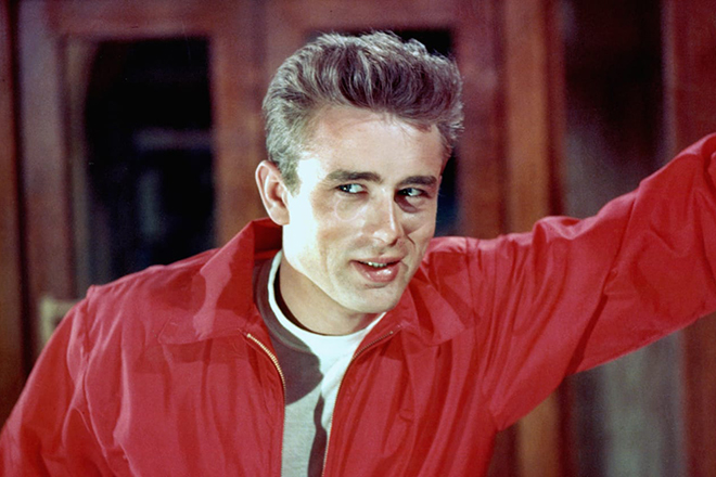 James Dean in the picture Rebel Without a Cause