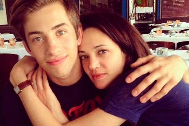 Jimmy Bennett and Asia Argento