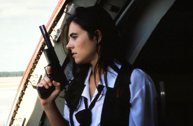 Elizabeth Hurley in the movie Passenger 57