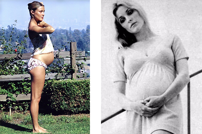 Sharon Tate was nine-months pregnant