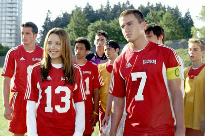 Amanda Bynes and Channing Tatum in the movie She’s the Man