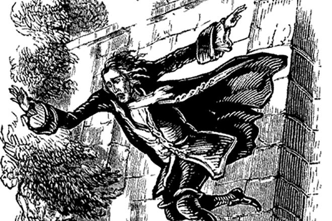 The illustration to Bram Stoker’s Dracula