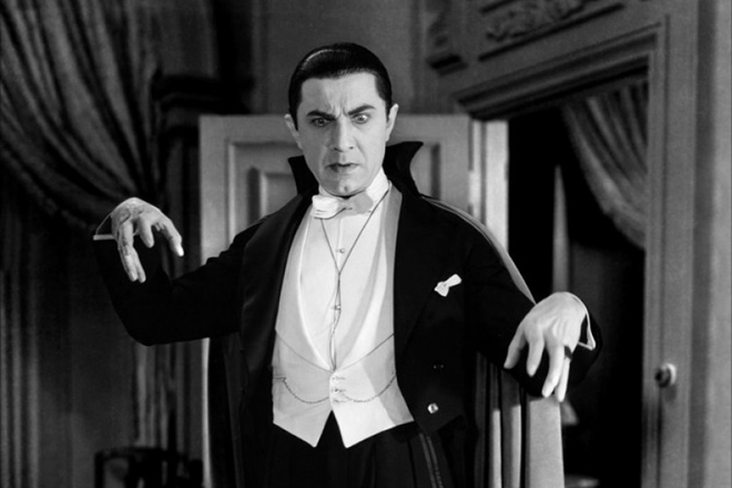 Bela Lugosi playing Dracula