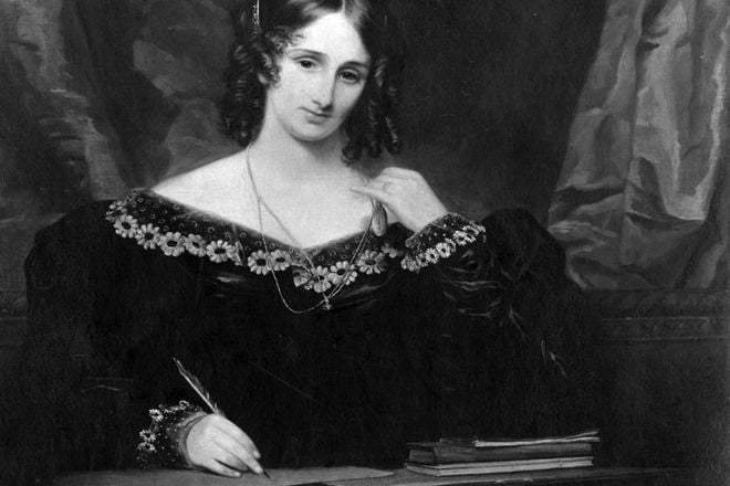 The writer Mary Shelley