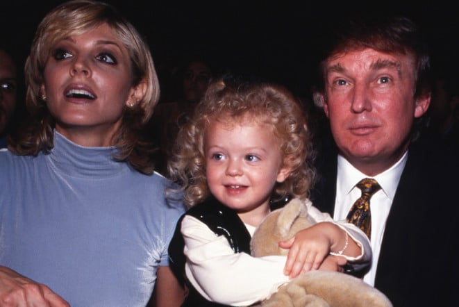 Little Tiffany Trump with her parents