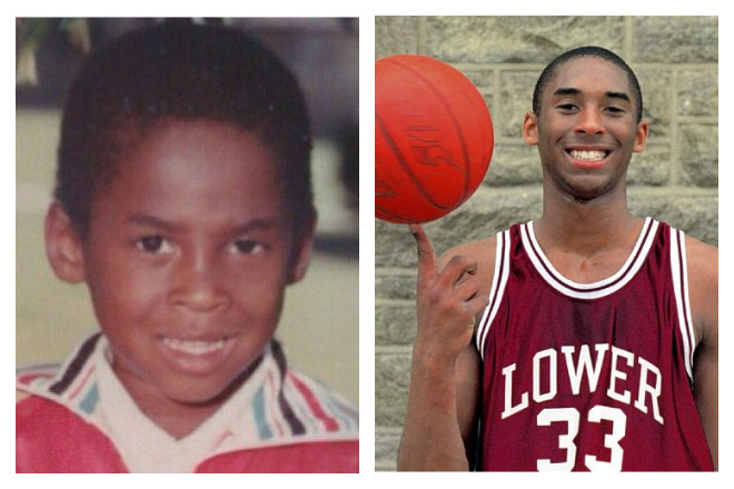 Kobe Bryant in his childhood and youth