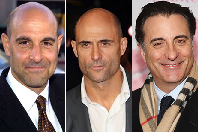 Stanley Tucci, Mark Strong, and Andy García