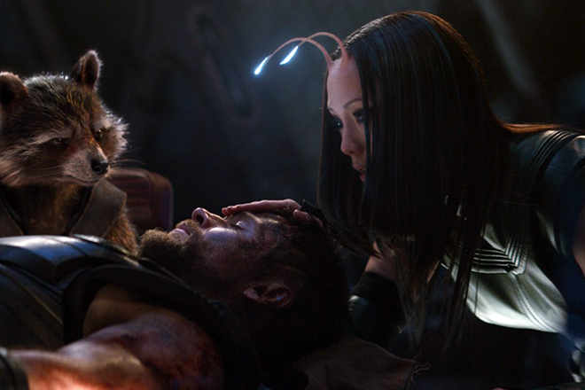 Pom Klementieff in the movie Avengers: Infinity War