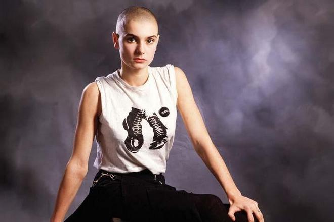 The singer Sinéad O’Connor