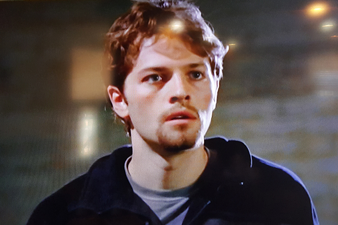 Misha Collins in the series NYPD Blue