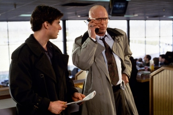 Tom Cruise and Ed Harris in The Firm