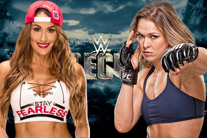 Nikki Bella and Ronda Rousey