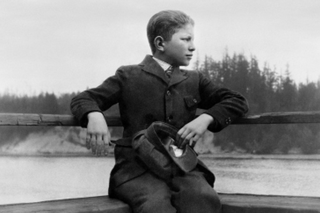 Ron Hubbard in his childhood