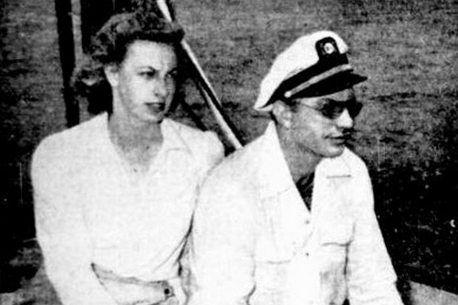 Ron Hubbard and his second wife, Sara Northrup