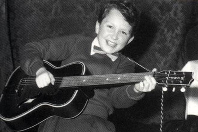 Jimmy Page in his childhood