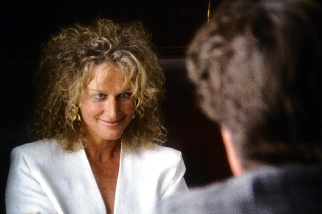 Glenn Close in the picture Fatal Attraction