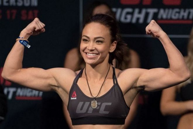 The fighter Michelle Waterson