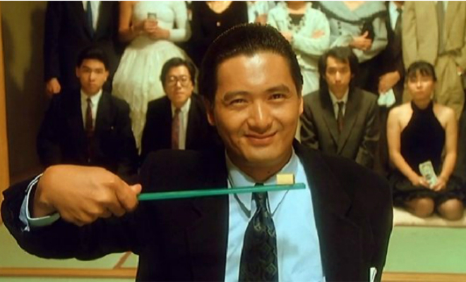 Chow Yun-fat in the film God of Gamblers