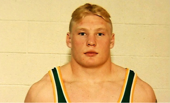 Brock Lesnar in his youth