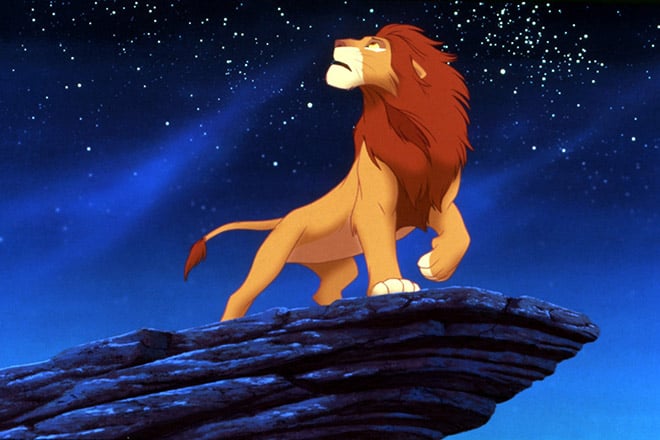 Matthew Broderick voiced Simba in the cartoon The Lion King