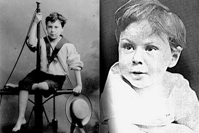 Bertrand Russell in childhood