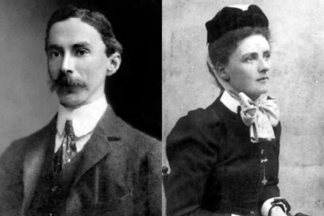 Bertrand Russell and his first wife, Alys Smith
