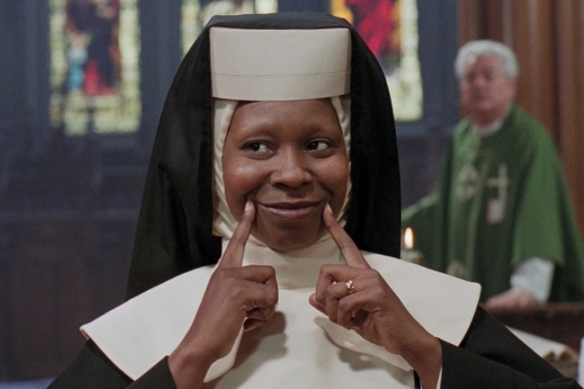 Whoopi Goldberg in the movie Sister Act