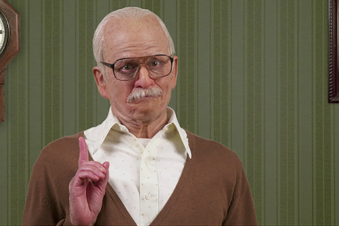 Johnny Knoxville in the movie Jackass Presents: Bad Grandpa