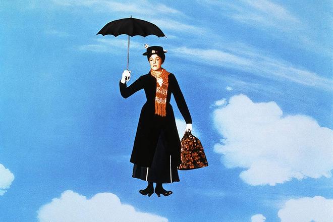 Julie Andrews in the movie Mary Poppins