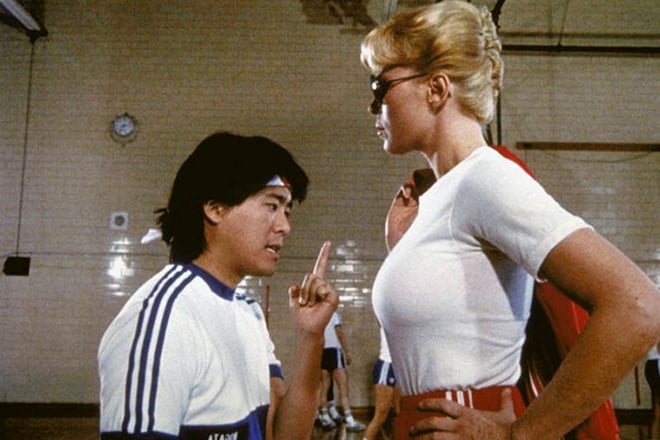 Leslie Easterbrook in the movie Police Academy
