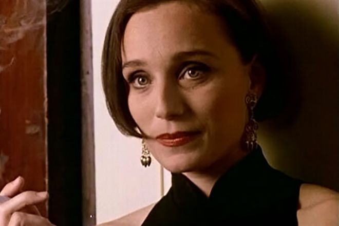 Kristin Scott Thomas in Four Weddings and a Funeral