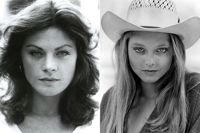 Meg Foster and Jodie Foster in the movie Carny