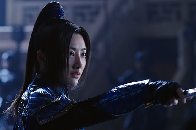 Jing Tian in the movie The Great Wall