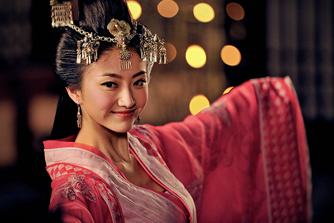 Jing Tian in the movie The Warring States