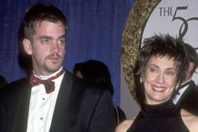 Laurie Metcalf and her second husband, Matt Roth