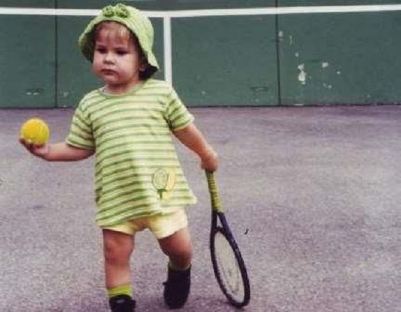 Belinda Bencic in childhood