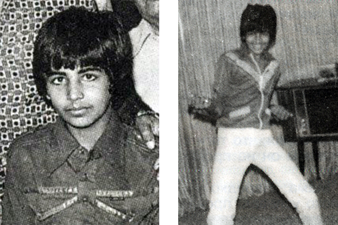 Akshay Kumar in his childhood