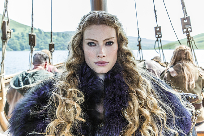 Alyssa Sutherland in the series Vikings